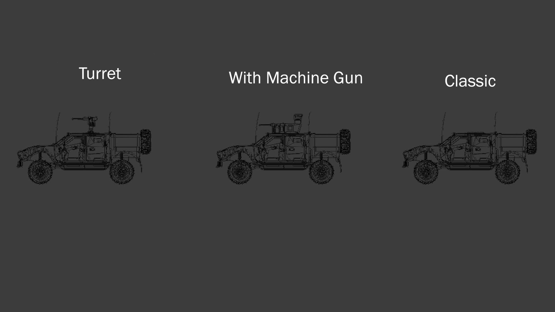 M-ATV Hunter Armored Vehicle  3D model_9