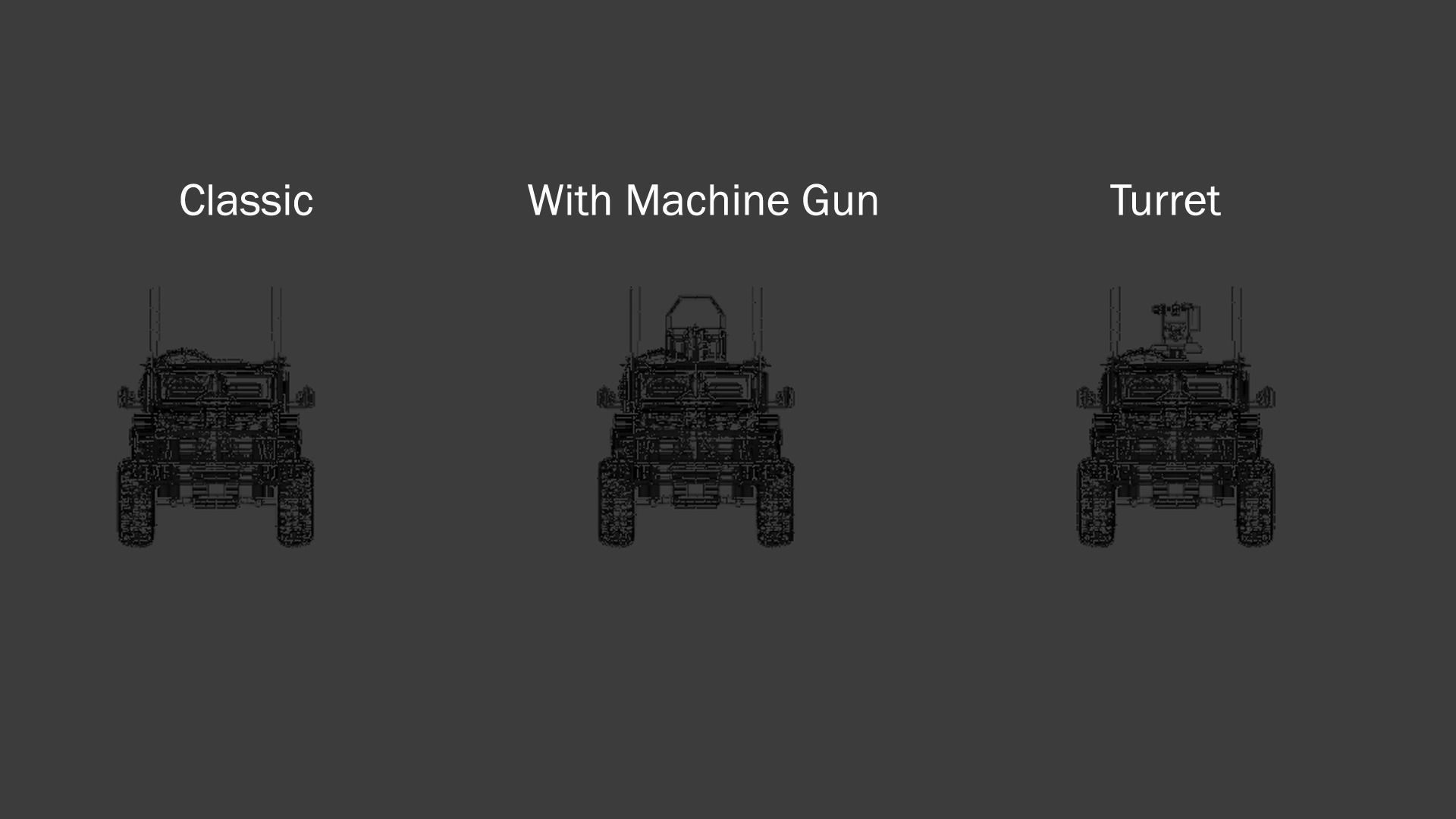 M-ATV Hunter Armored Vehicle  3D model_8
