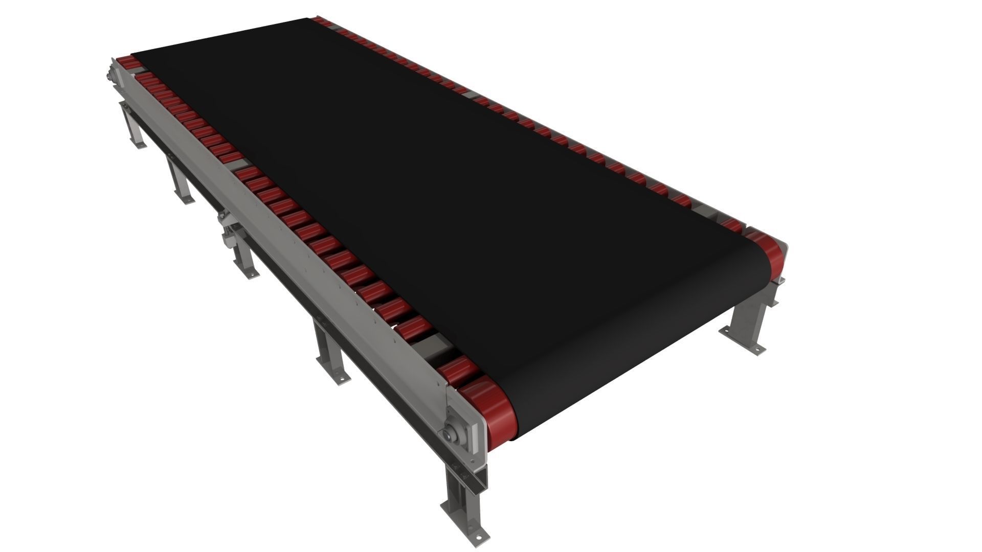 NON MOTORIZED CONVEYOR BELT MODEL 3D model_3