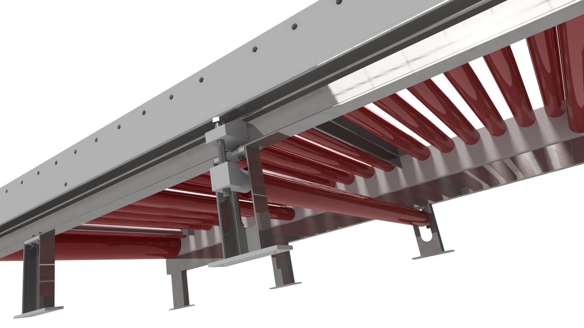 NON MOTORIZED CONVEYOR BELT MODEL 3D model_5