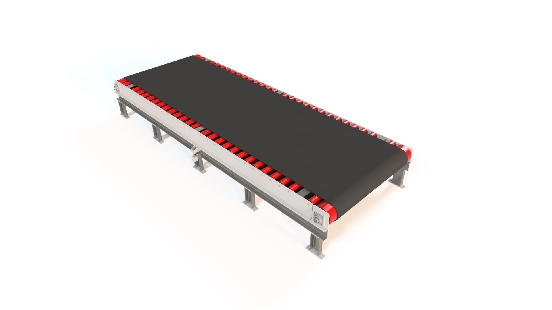 NON MOTORIZED CONVEYOR BELT MODEL 3D model_1
