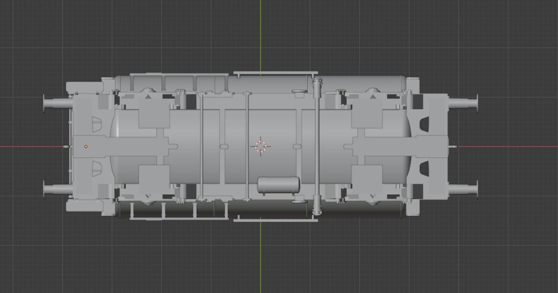 H0 1-87 scale Leichtbau tank car 3D print model_6
