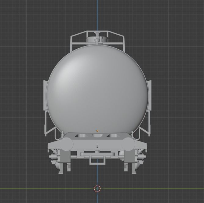 H0 1-87 scale Leichtbau tank car 3D print model_3