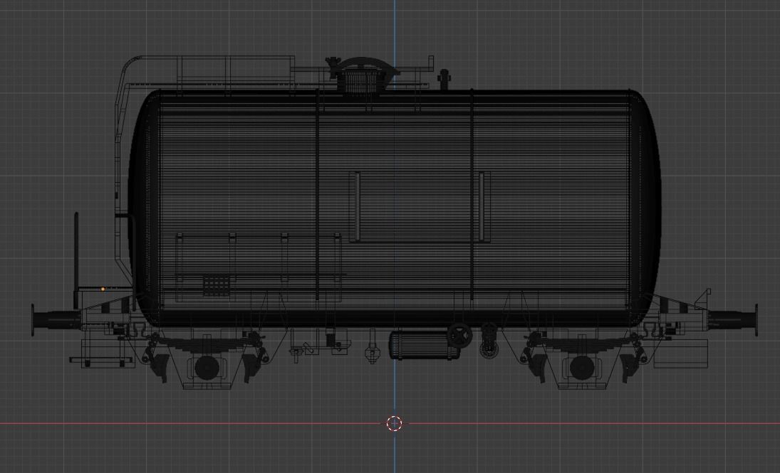 H0 1-87 scale Leichtbau tank car 3D print model_2