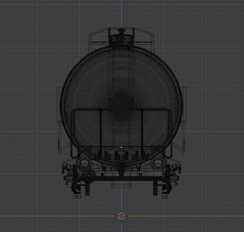 H0 1-87 scale Leichtbau tank car 3D print model_5