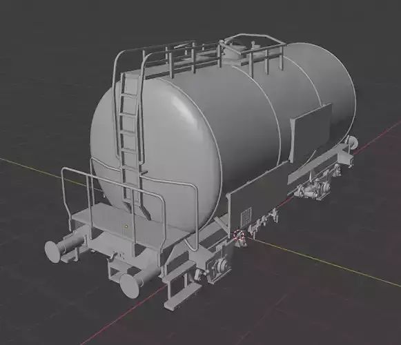 H0 1-87 scale Leichtbau tank car 3D print model