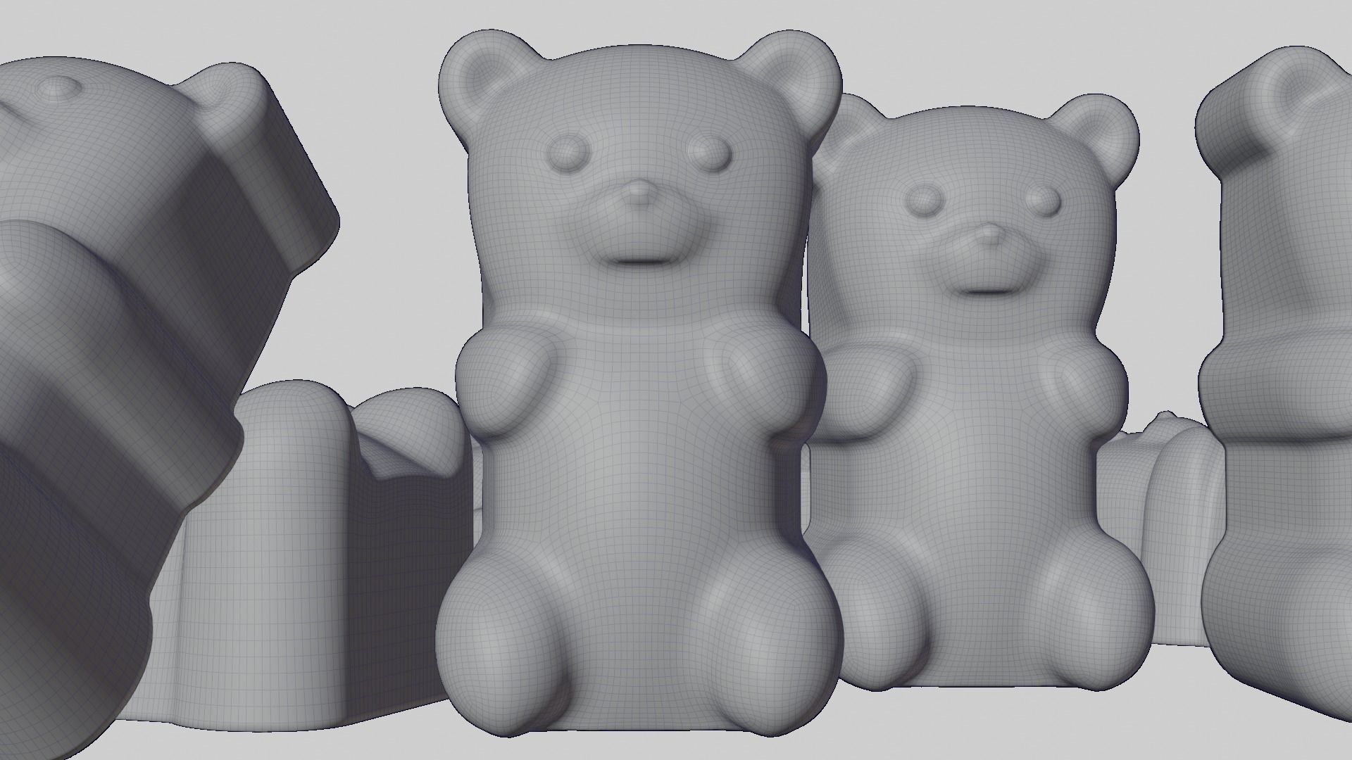 gummy bear 3D model_7