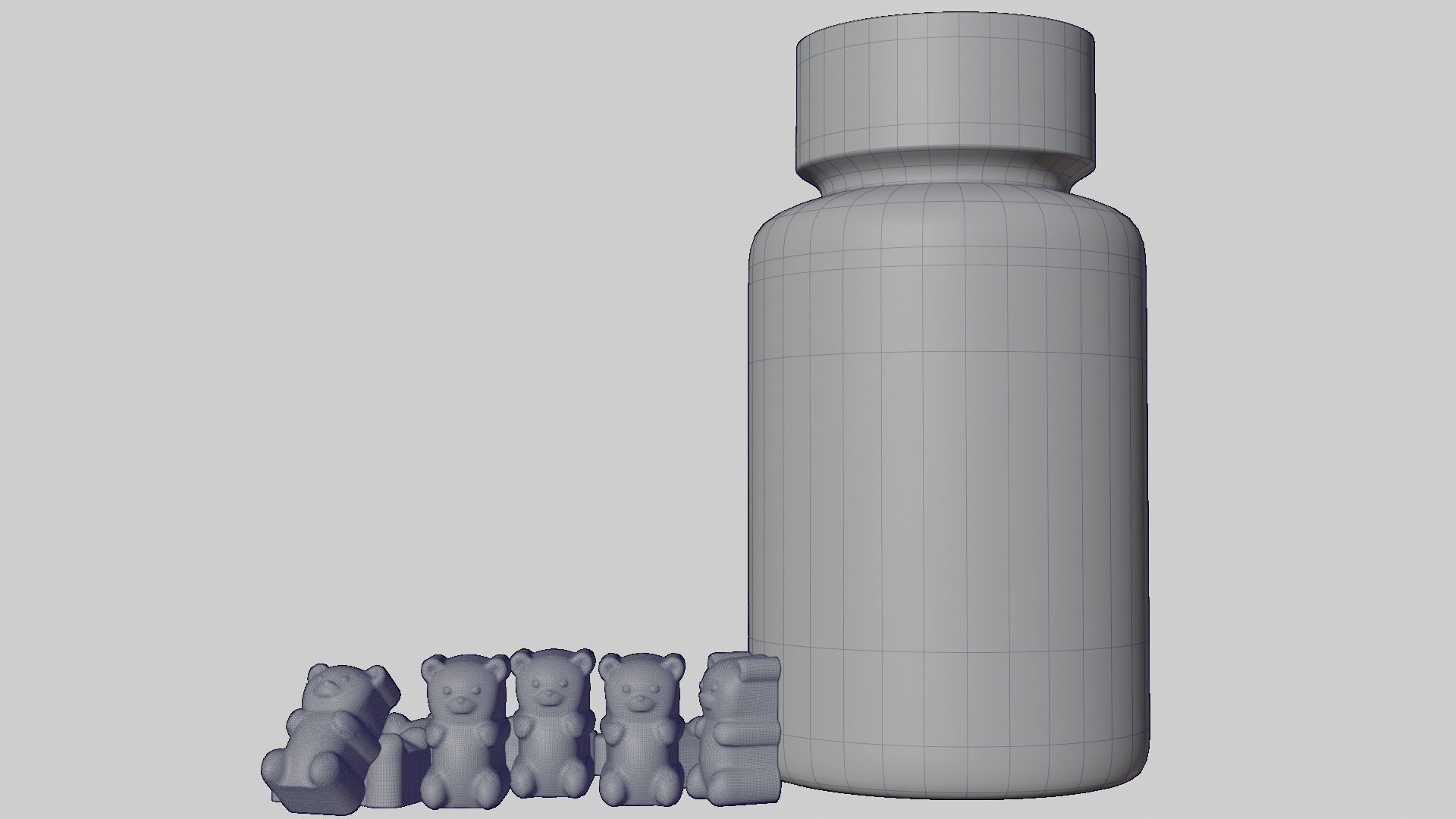 gummy bear 3D model_6