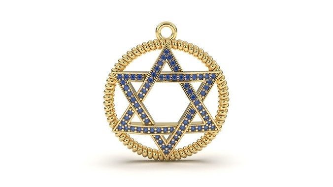 STAR PENDANT  3D print model