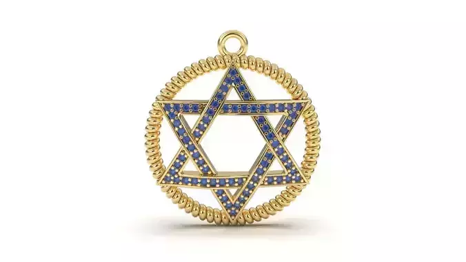 STAR PENDANT  3D print model