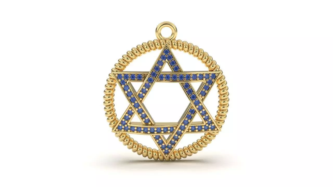 STAR PENDANT 3D print model_0