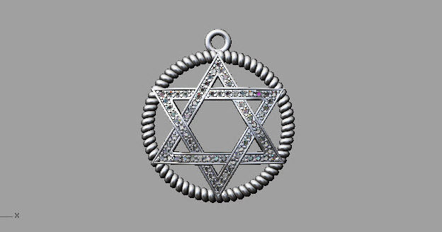 STAR PENDANT 3D print model_4