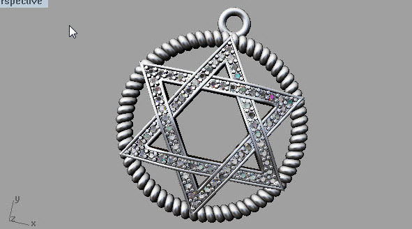 STAR PENDANT 3D print model_8