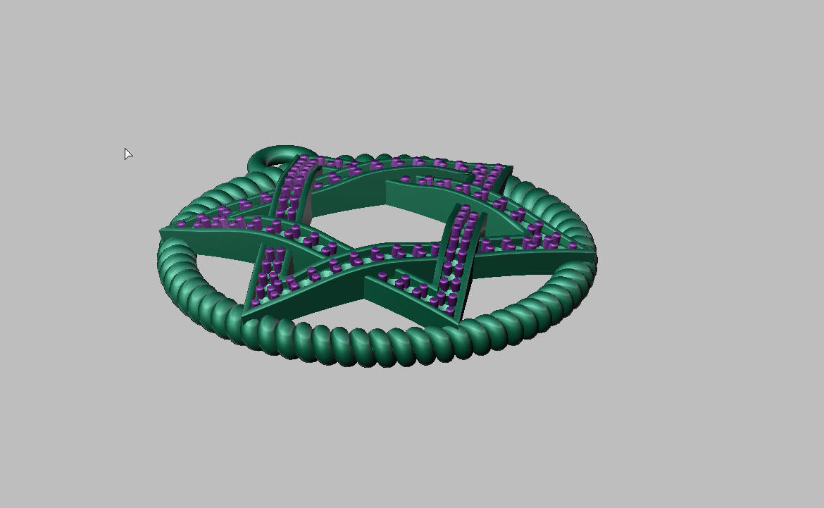 STAR PENDANT 3D print model_11