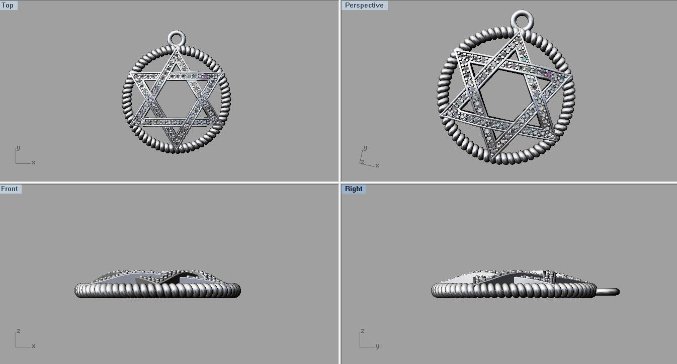 STAR PENDANT 3D print model_7