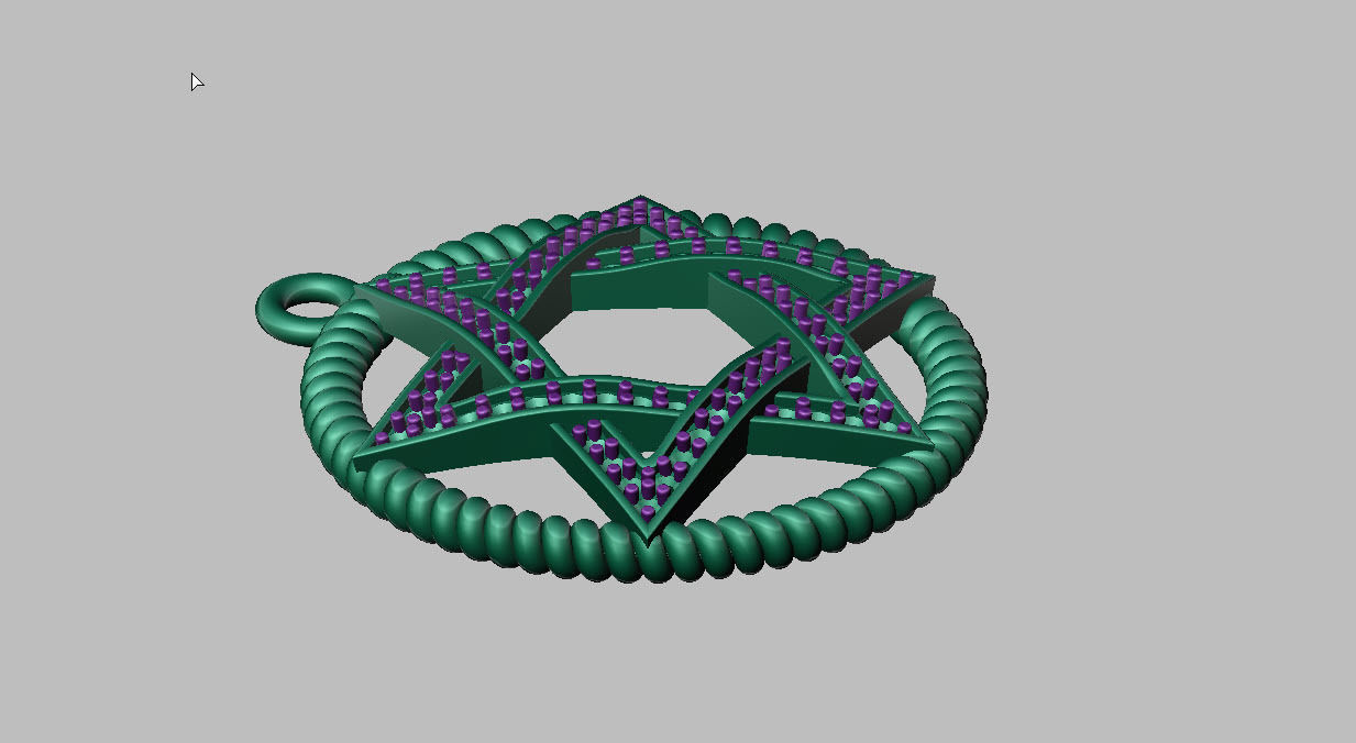 STAR PENDANT 3D print model_6