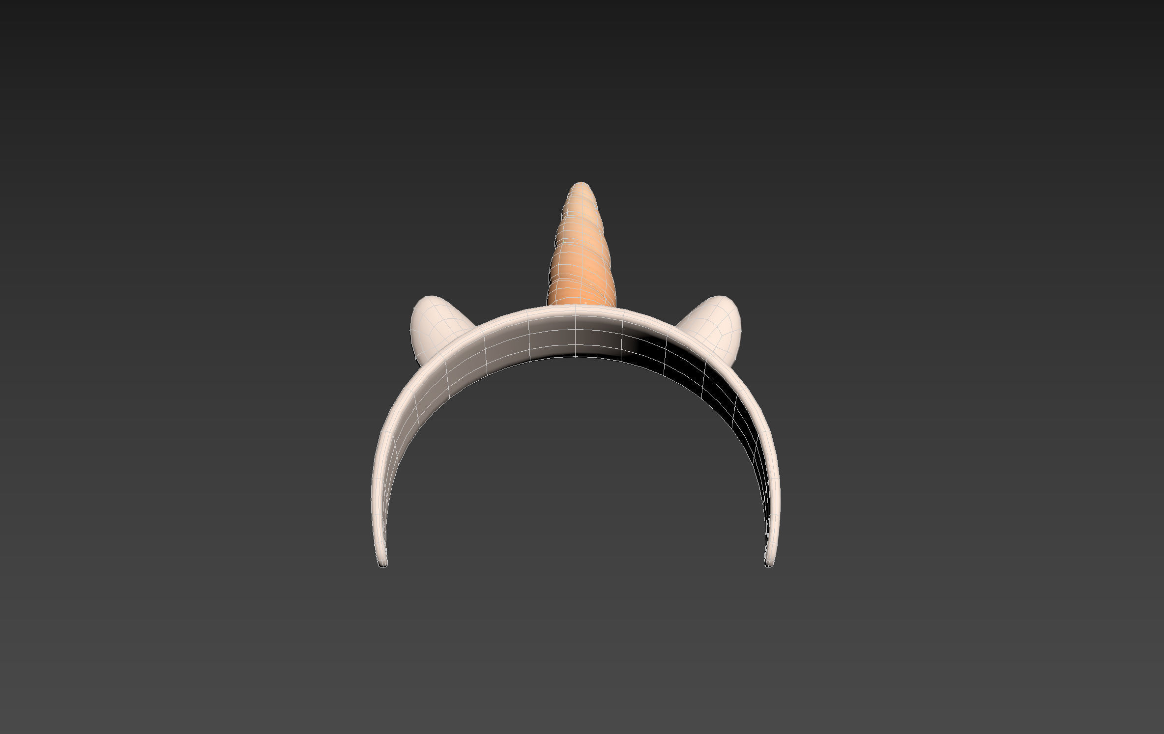 Unicorn Headband 3D model_17