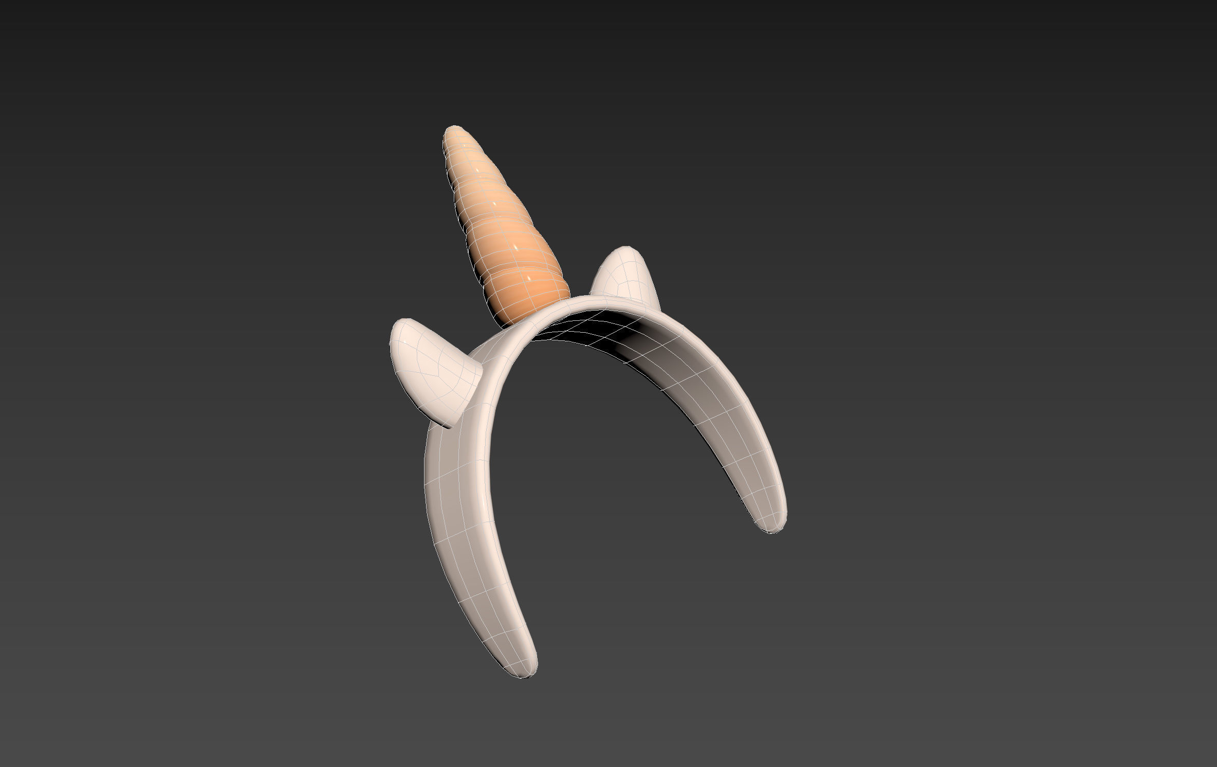 Unicorn Headband 3D model_18