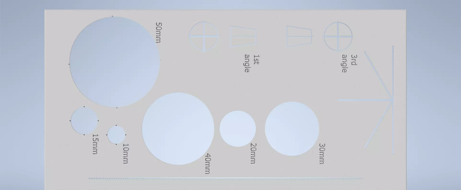 orthogonal stencil Free 3D print model