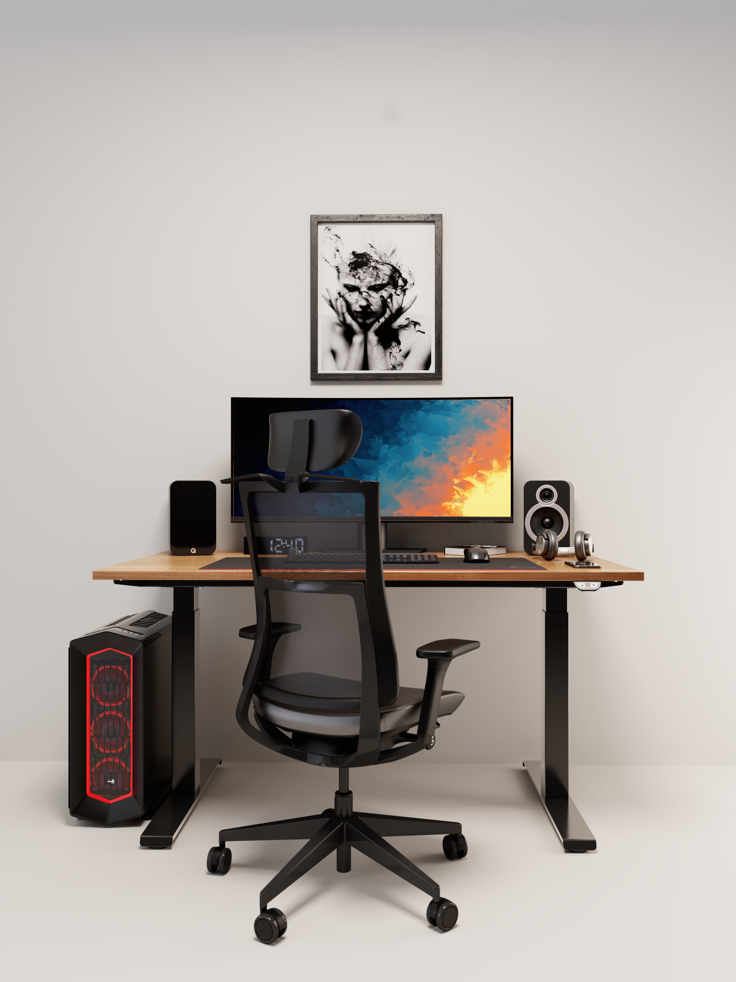 Workplace 3D model_1