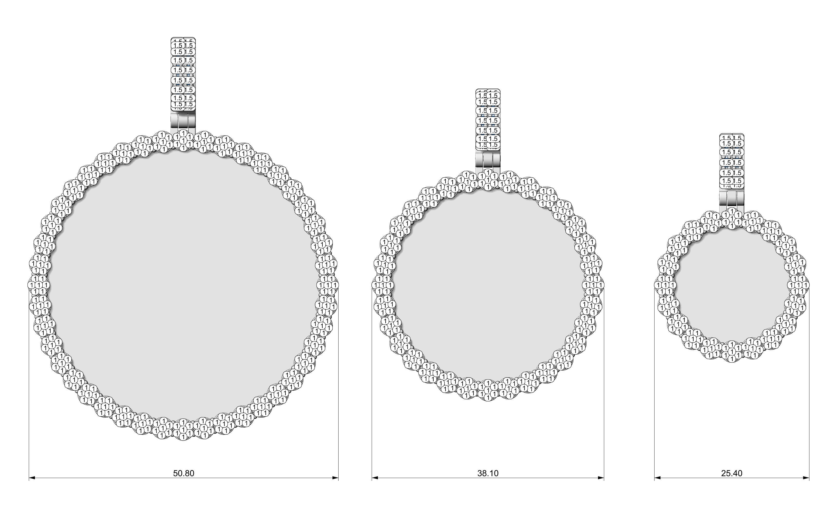 Picture pendant 1-2 inch N7 3D print model_12