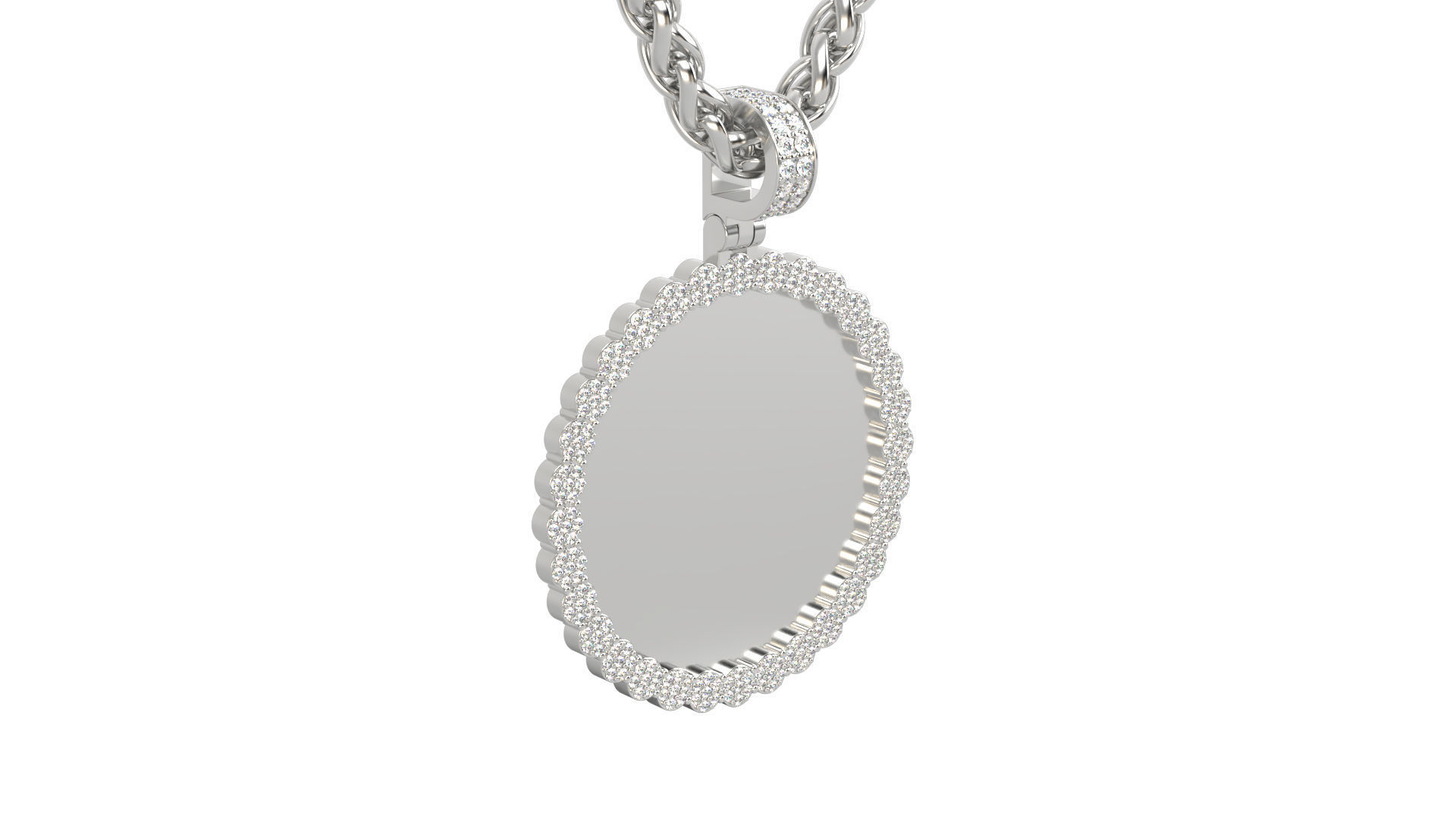 Picture pendant 1-2 inch N7 3D print model_5