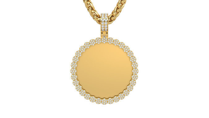 Picture pendant 1-2 inch N7 3D print model