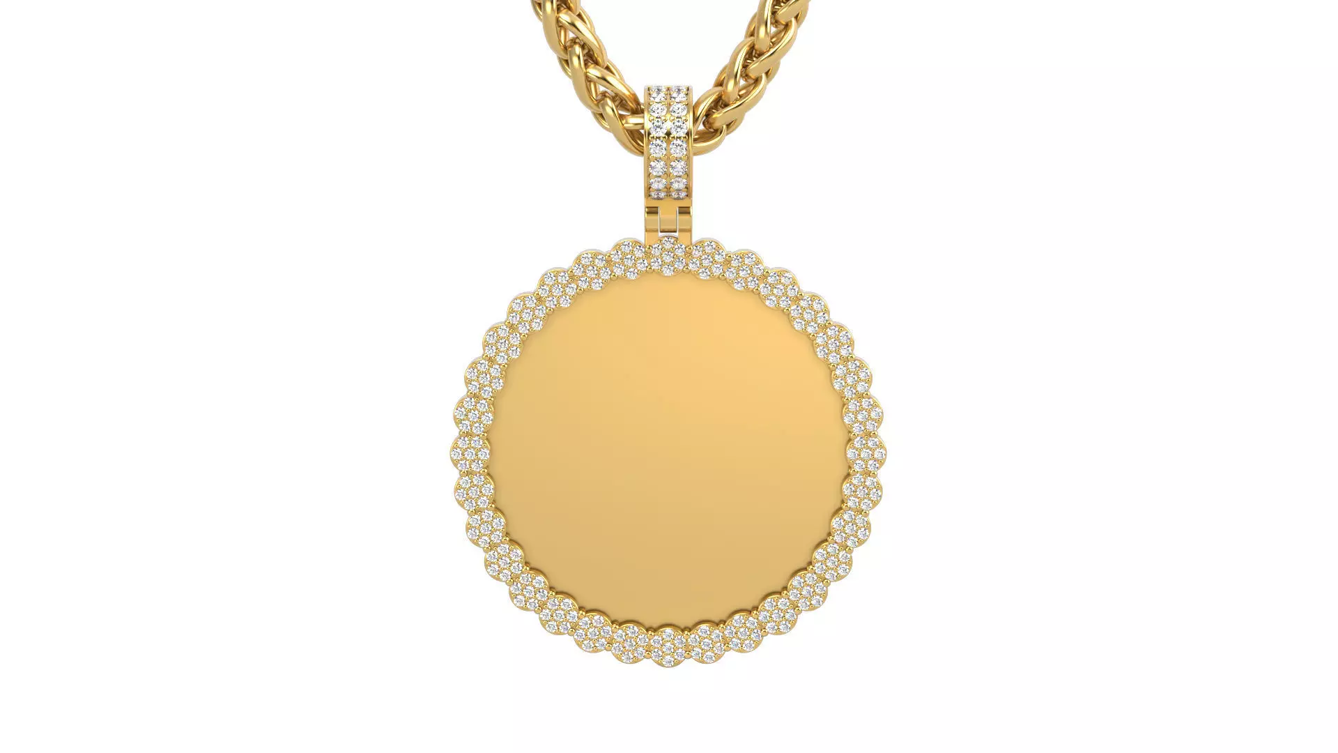 Picture pendant 1-2 inch N7 3D print model_0
