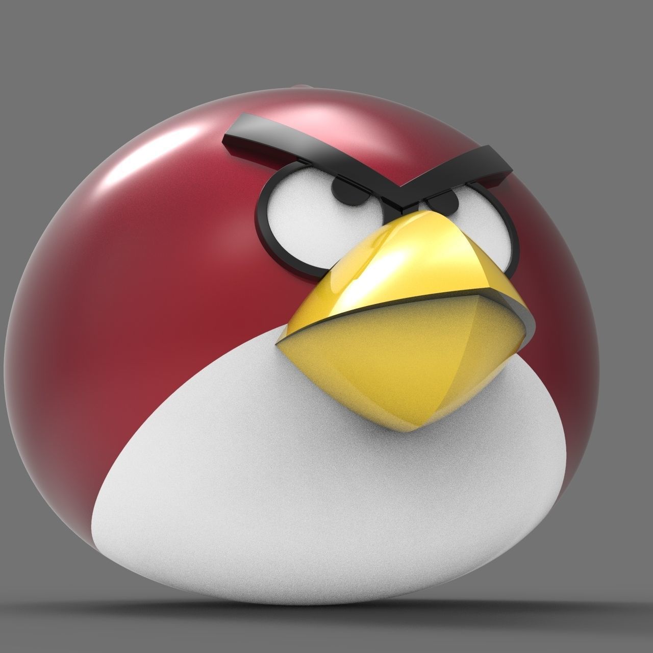 Angry Bird 1 3D model_6