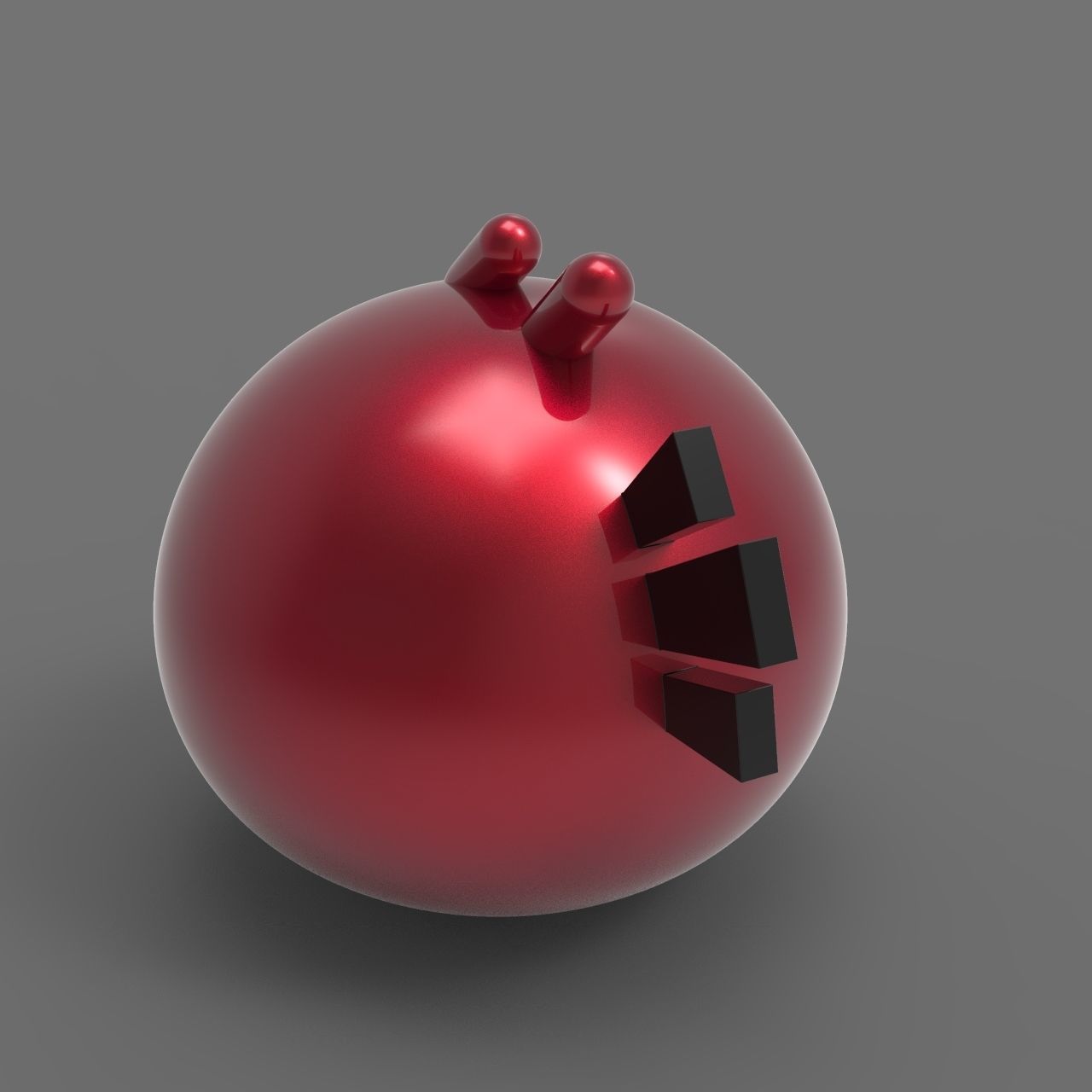 Angry Bird 1 3D model_5