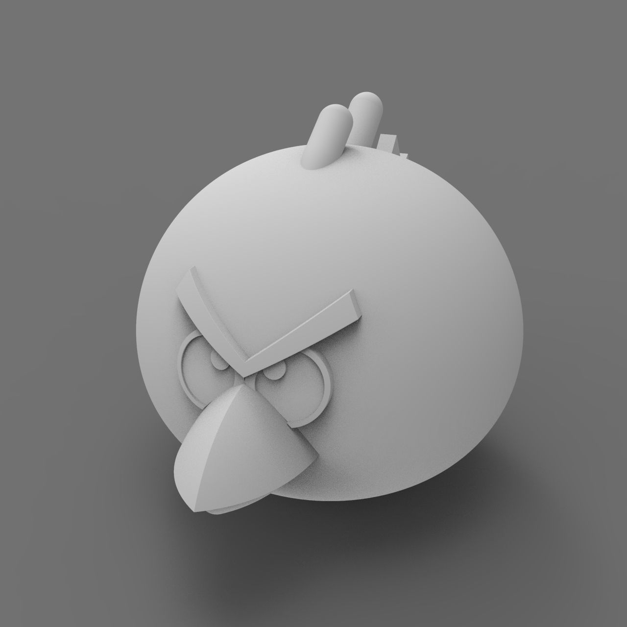 Angry Bird 1 3D model_8