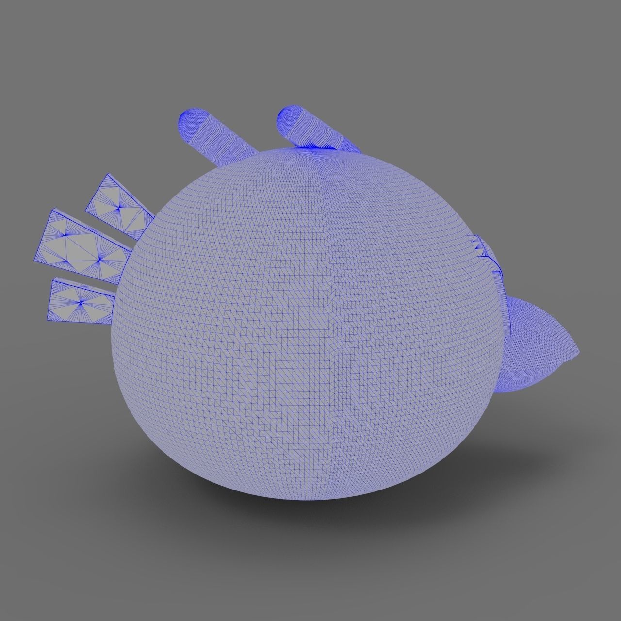 Angry Bird 1 3D model_10