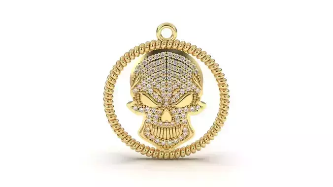 skull charm