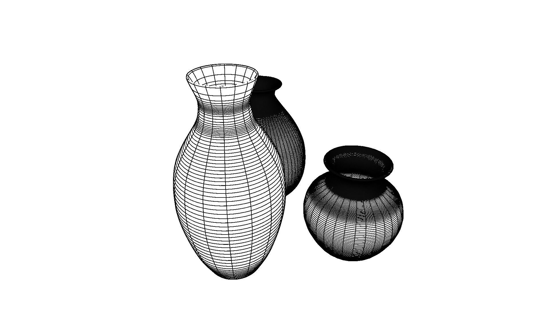 Decorative vase 3D model_3