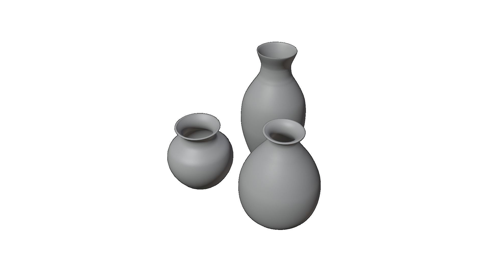 Decorative vase 3D model_4