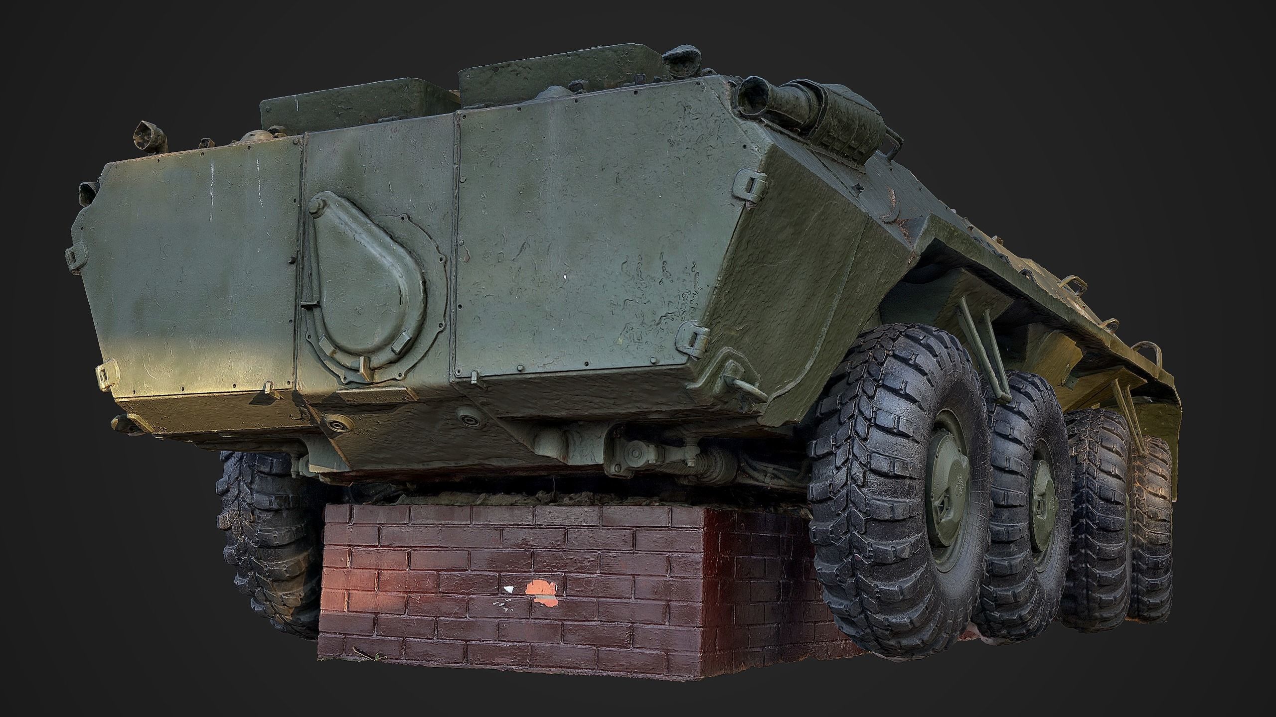 BTR-70 Raw 3D Scan 3D model_7
