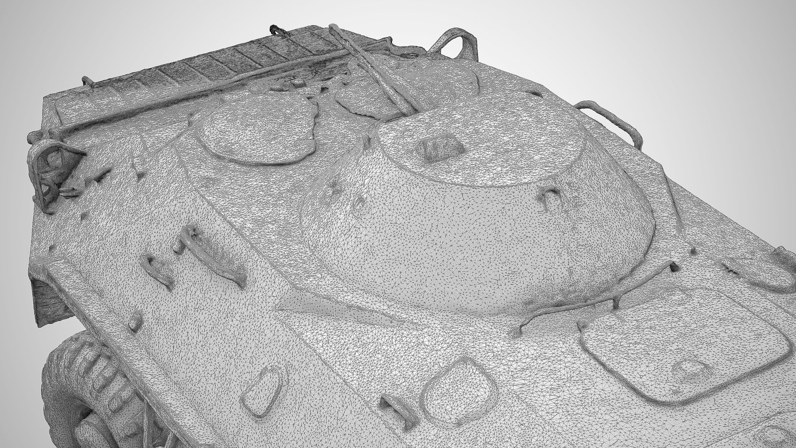 BTR-70 Raw 3D Scan 3D model_35