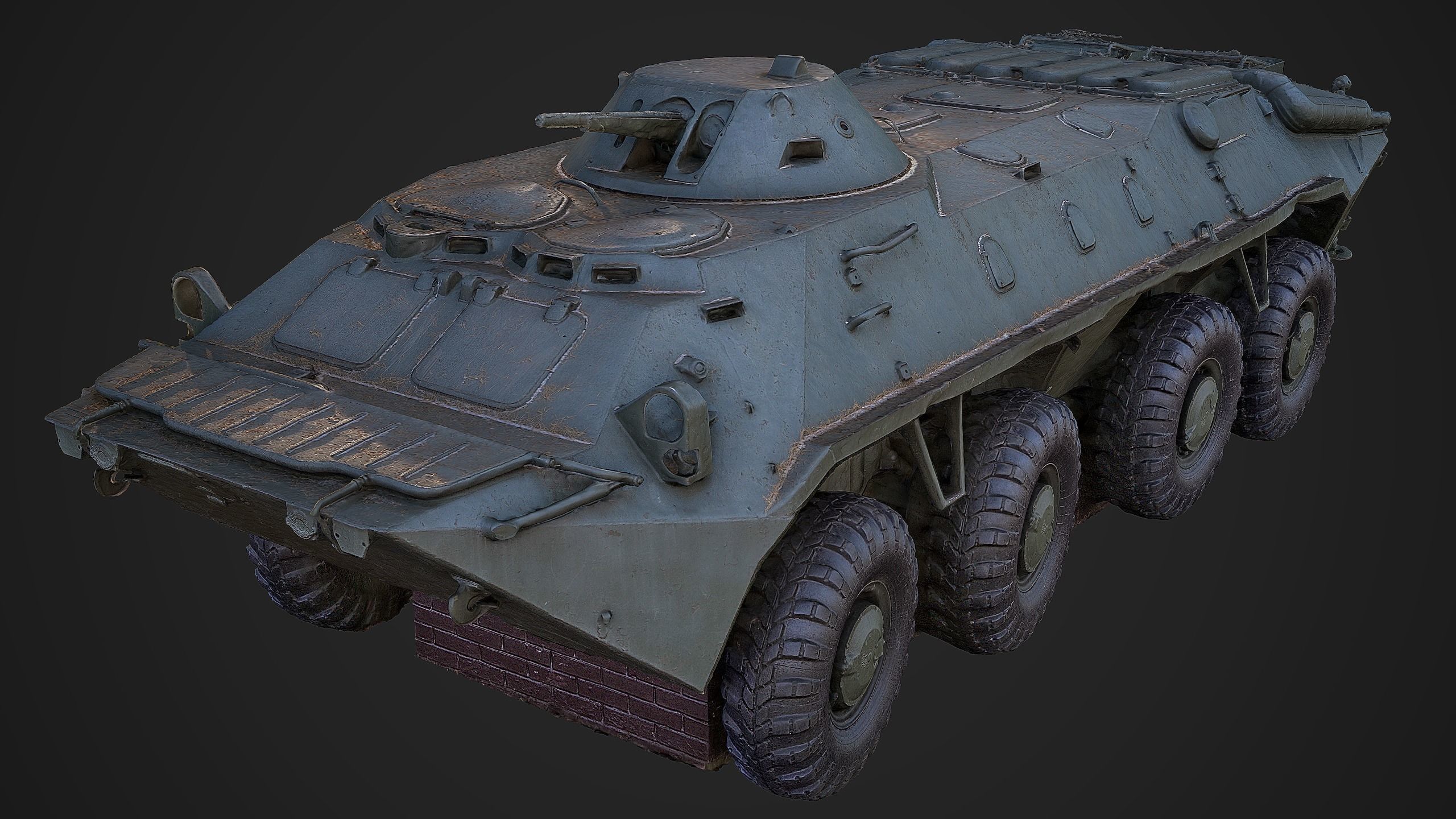 BTR-70 Raw 3D Scan 3D model_2