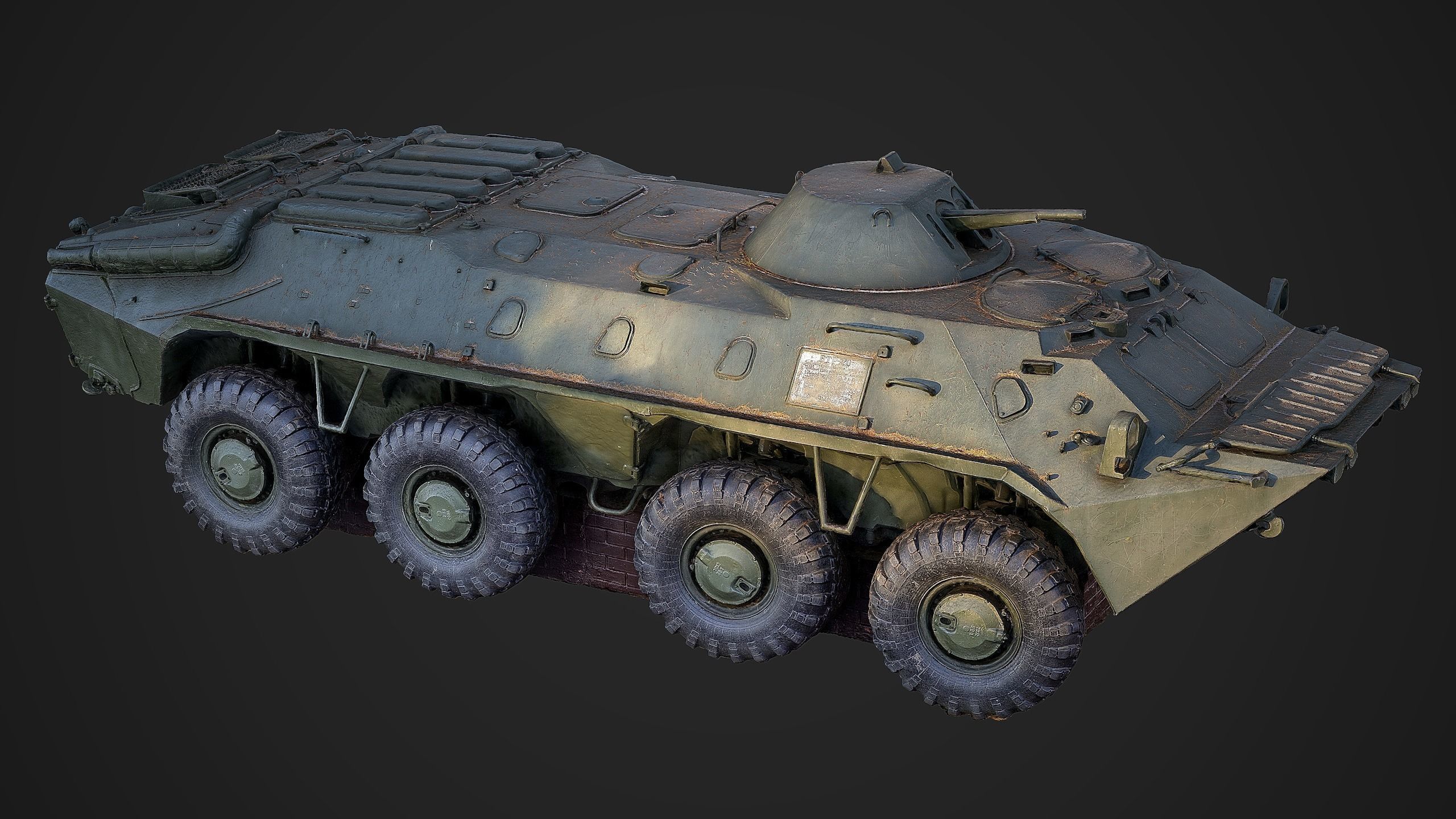 BTR-70 Raw 3D Scan 3D model_25