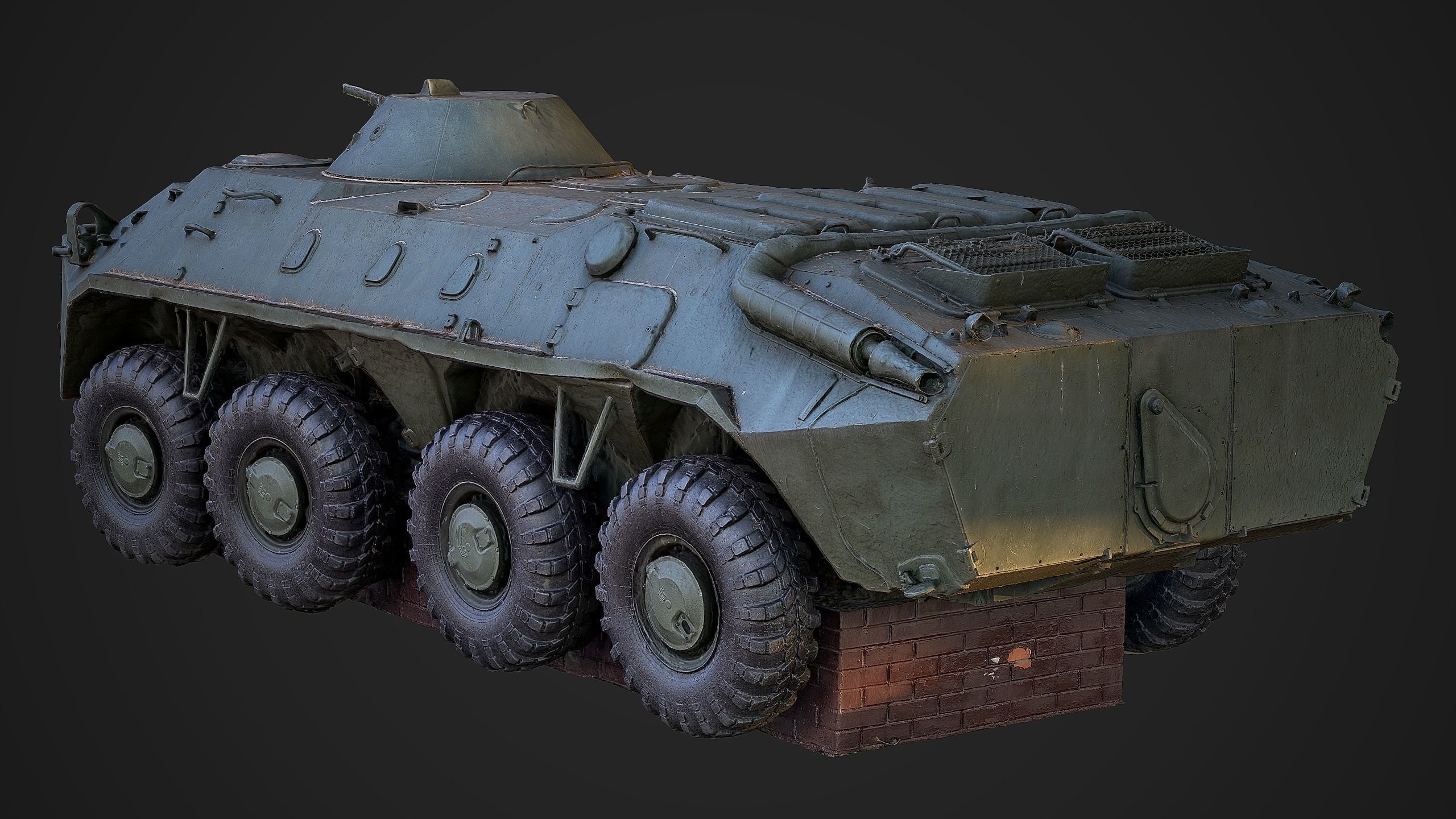 BTR-70 Raw 3D Scan 3D model_26