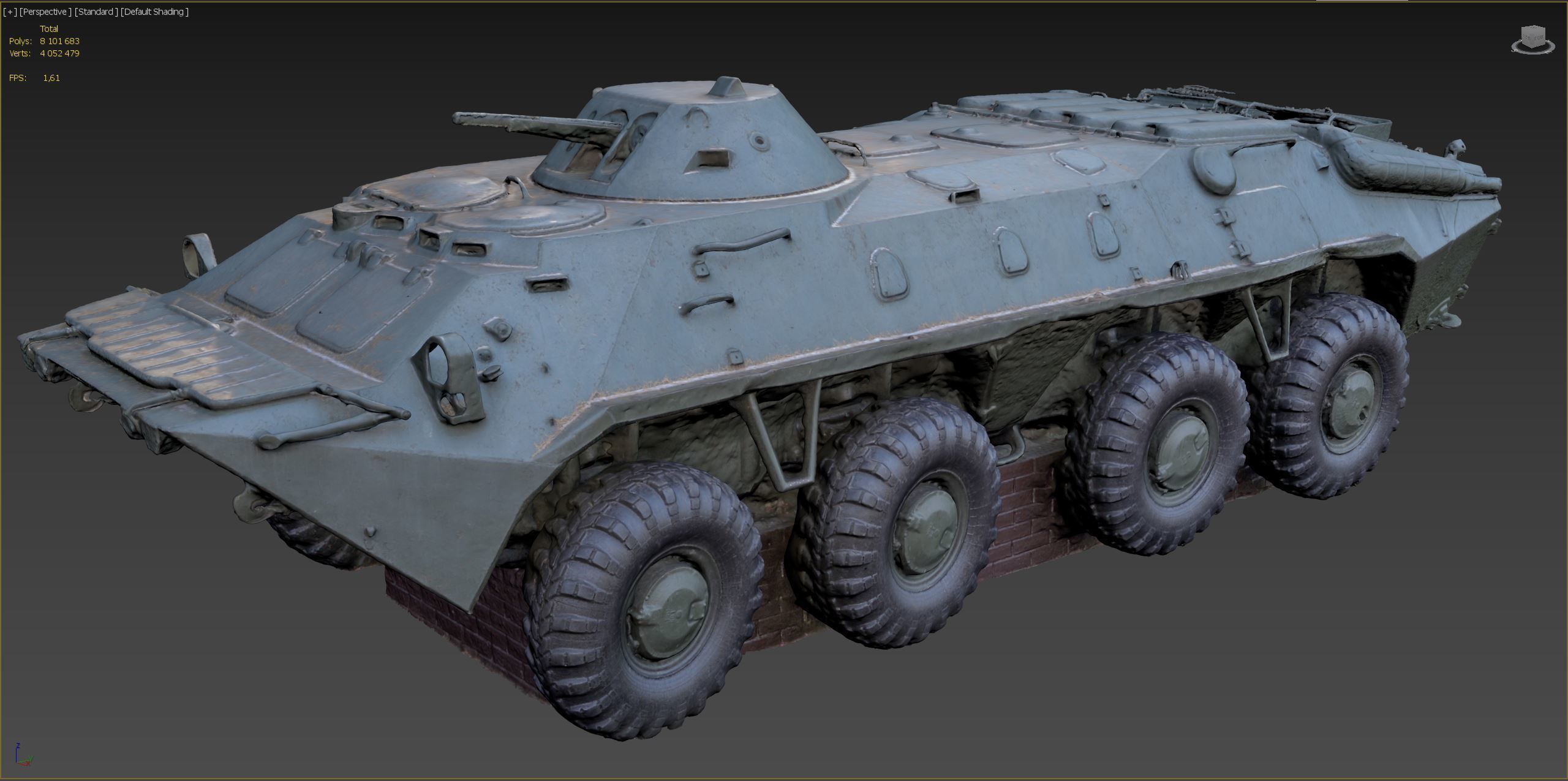 BTR-70 Raw 3D Scan 3D model_41