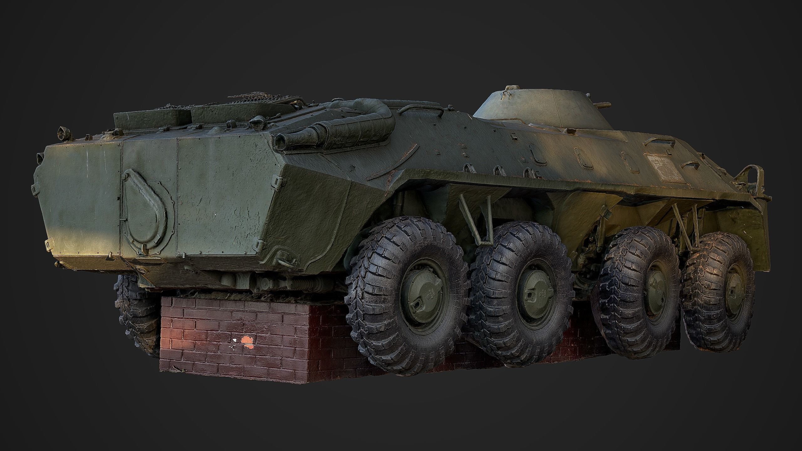 BTR-70 Raw 3D Scan 3D model_28