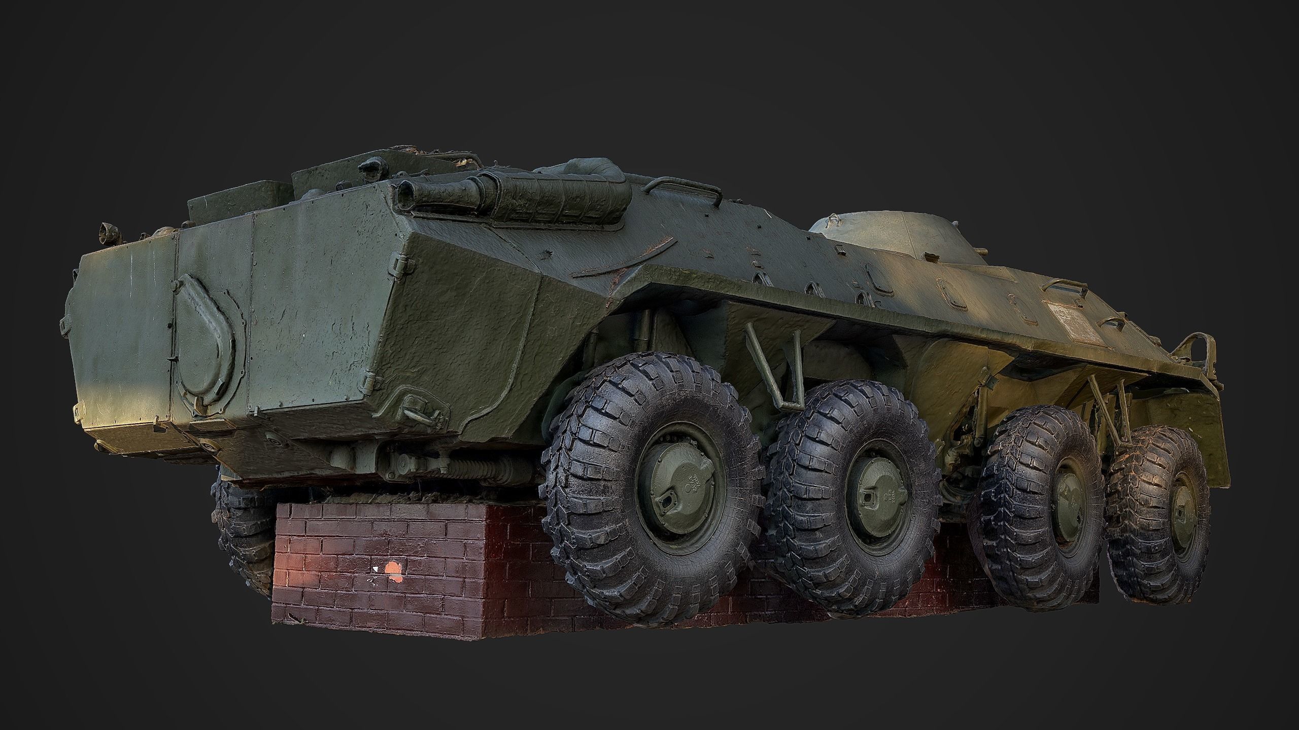 BTR-70 Raw 3D Scan 3D model_11