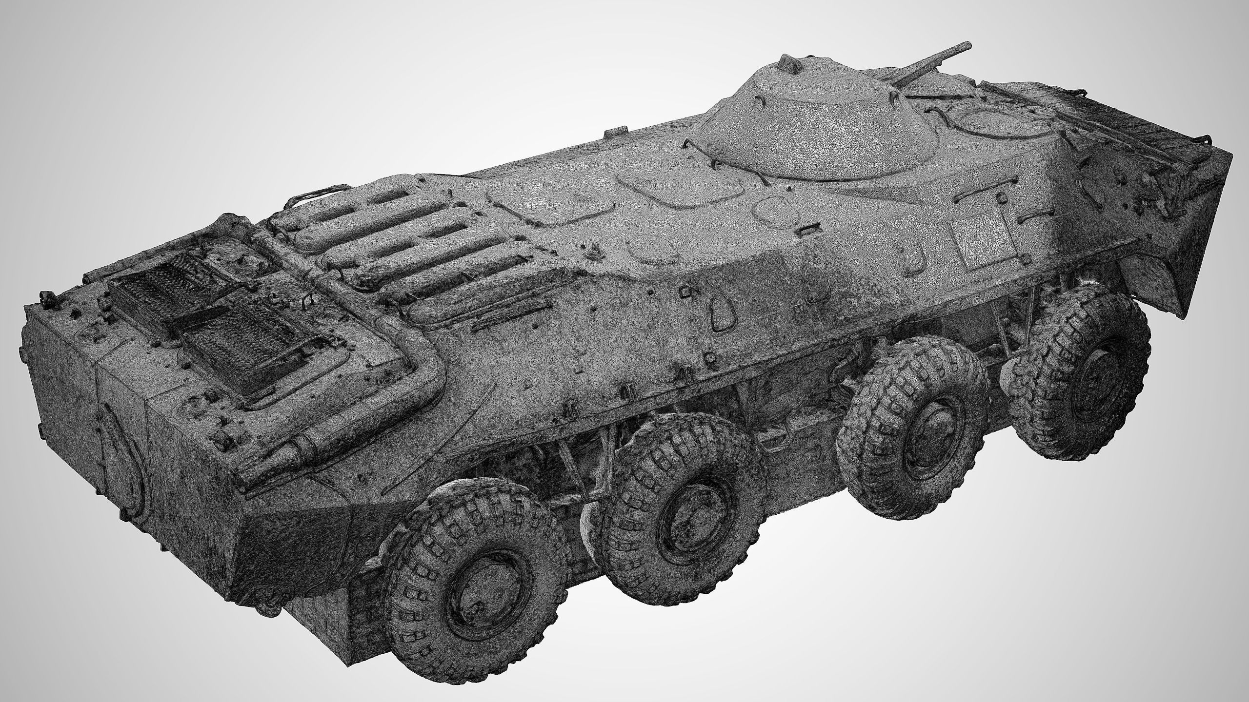 BTR-70 Raw 3D Scan 3D model_32