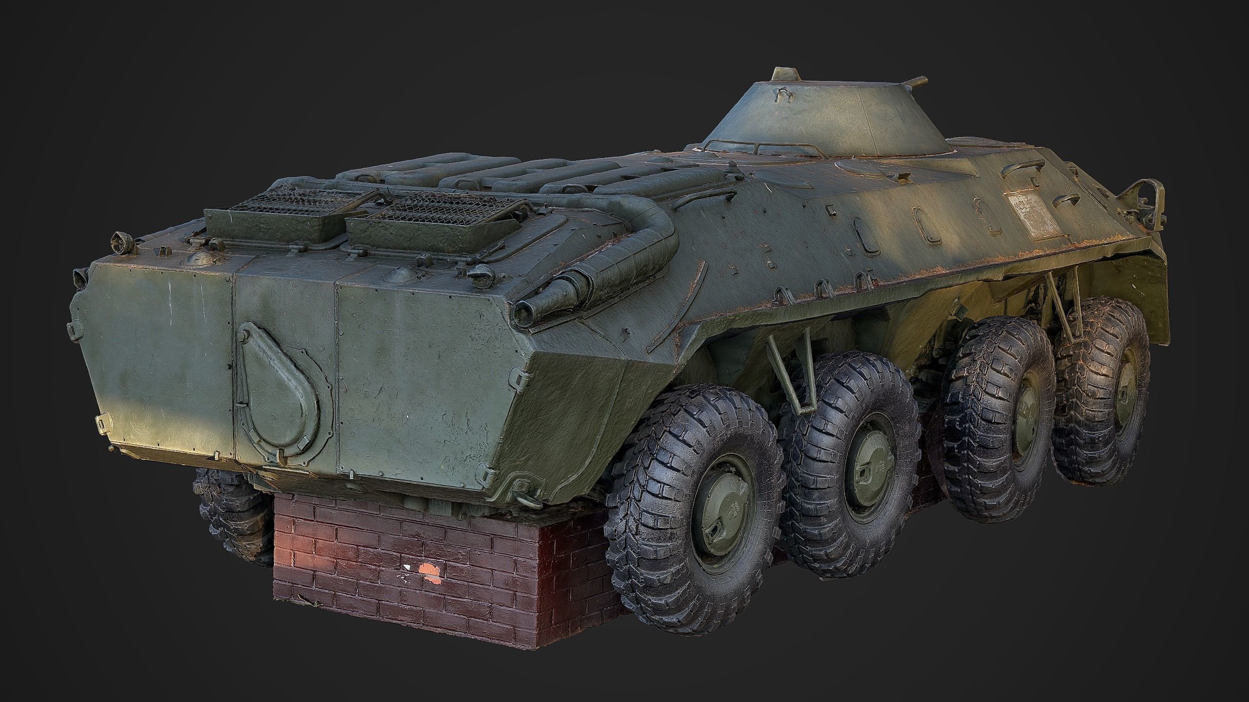 BTR-70 Raw 3D Scan 3D model_22