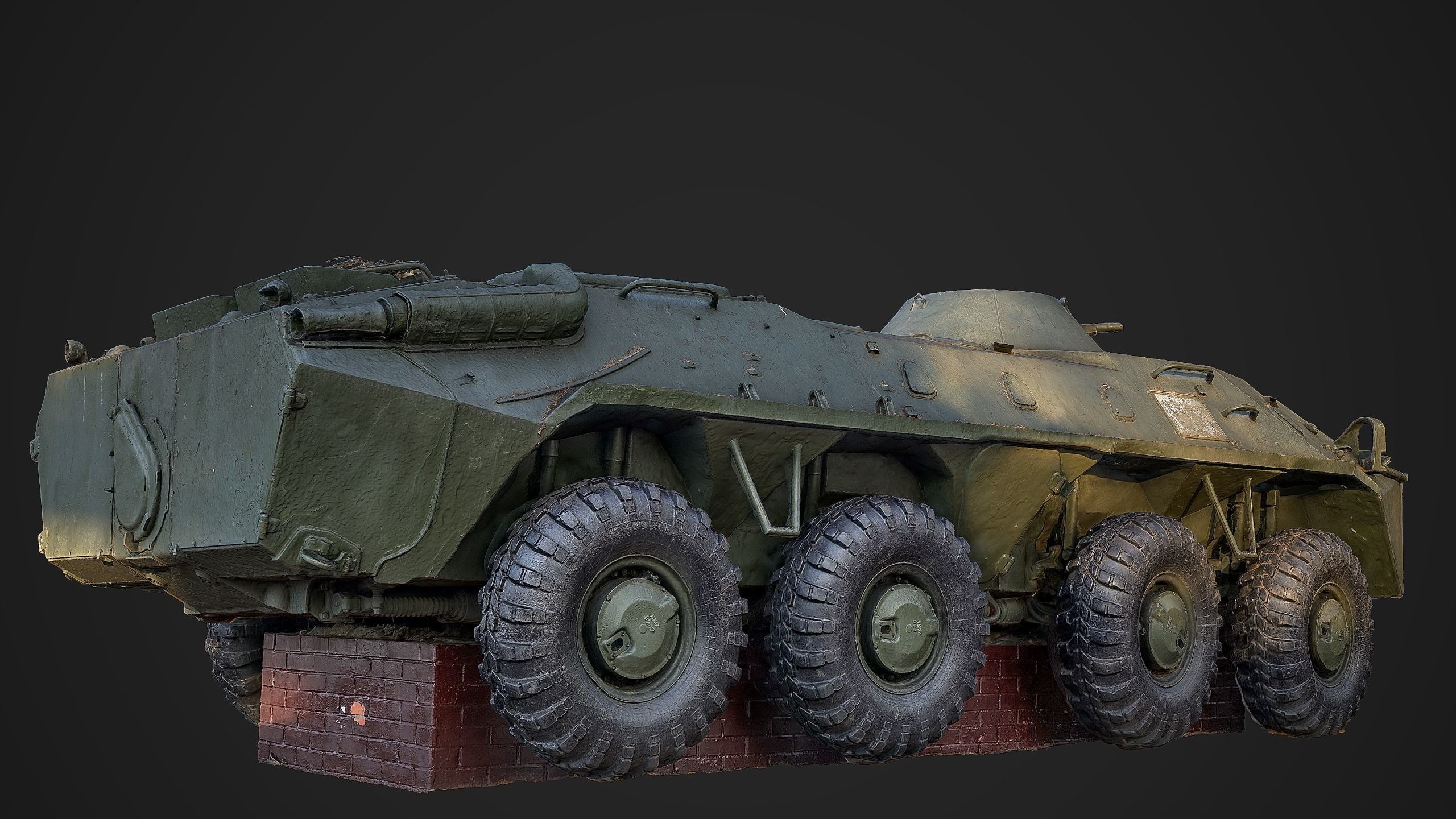 BTR-70 Raw 3D Scan 3D model_8