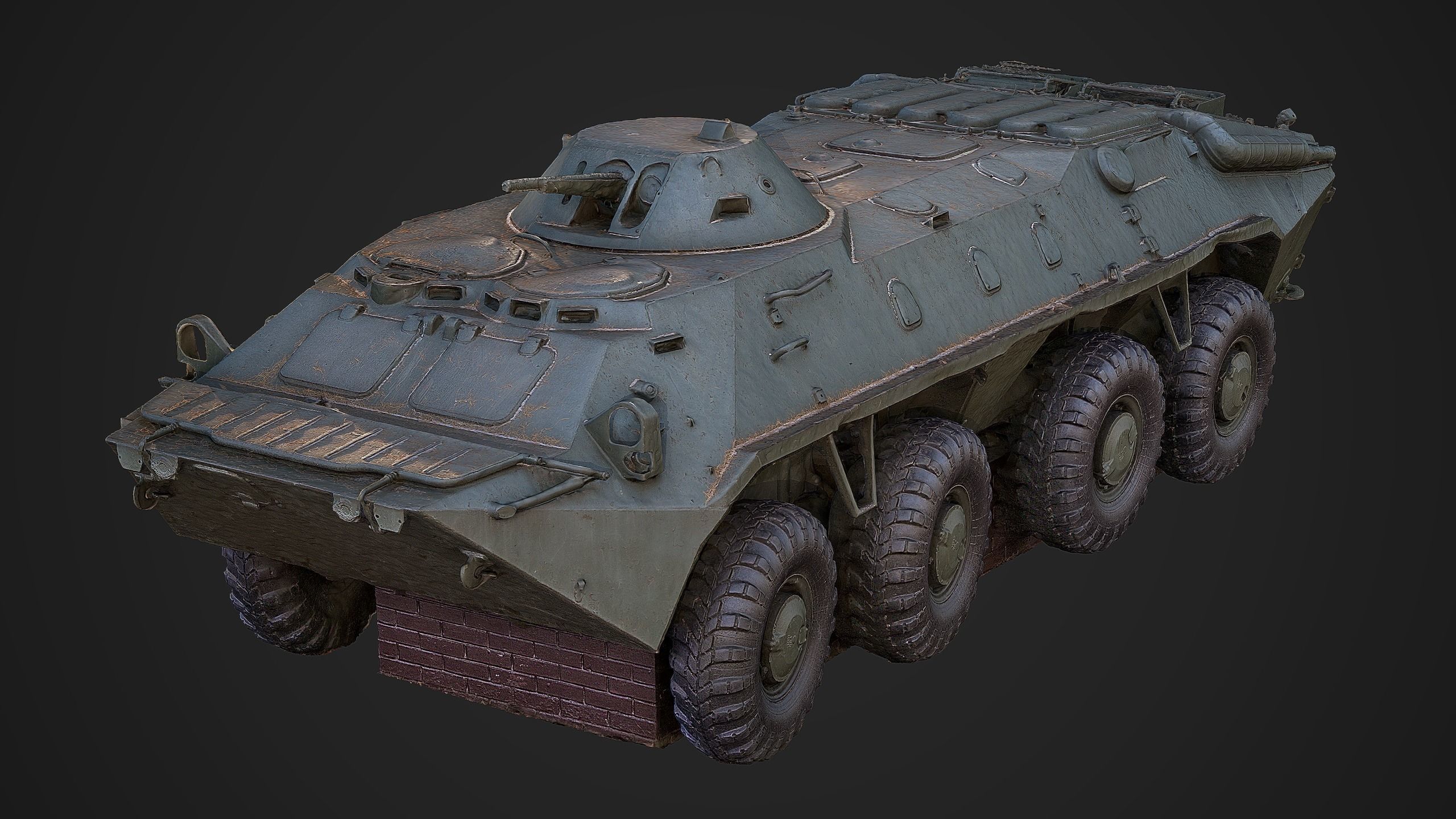 BTR-70 Raw 3D Scan 3D model_21