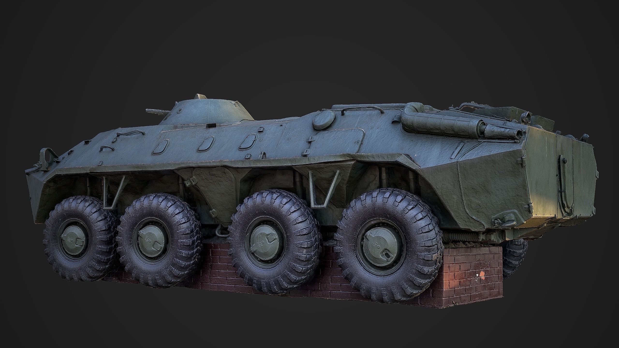 BTR-70 Raw 3D Scan 3D model_10