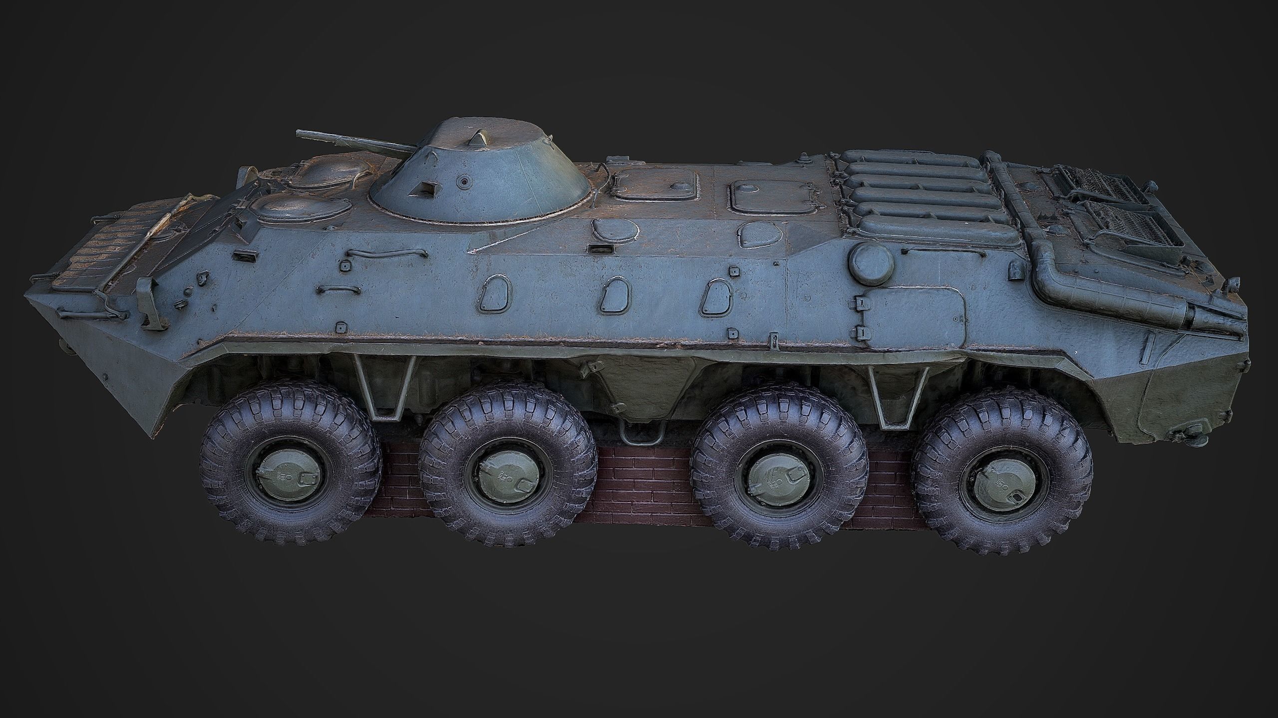 BTR-70 Raw 3D Scan 3D model_14