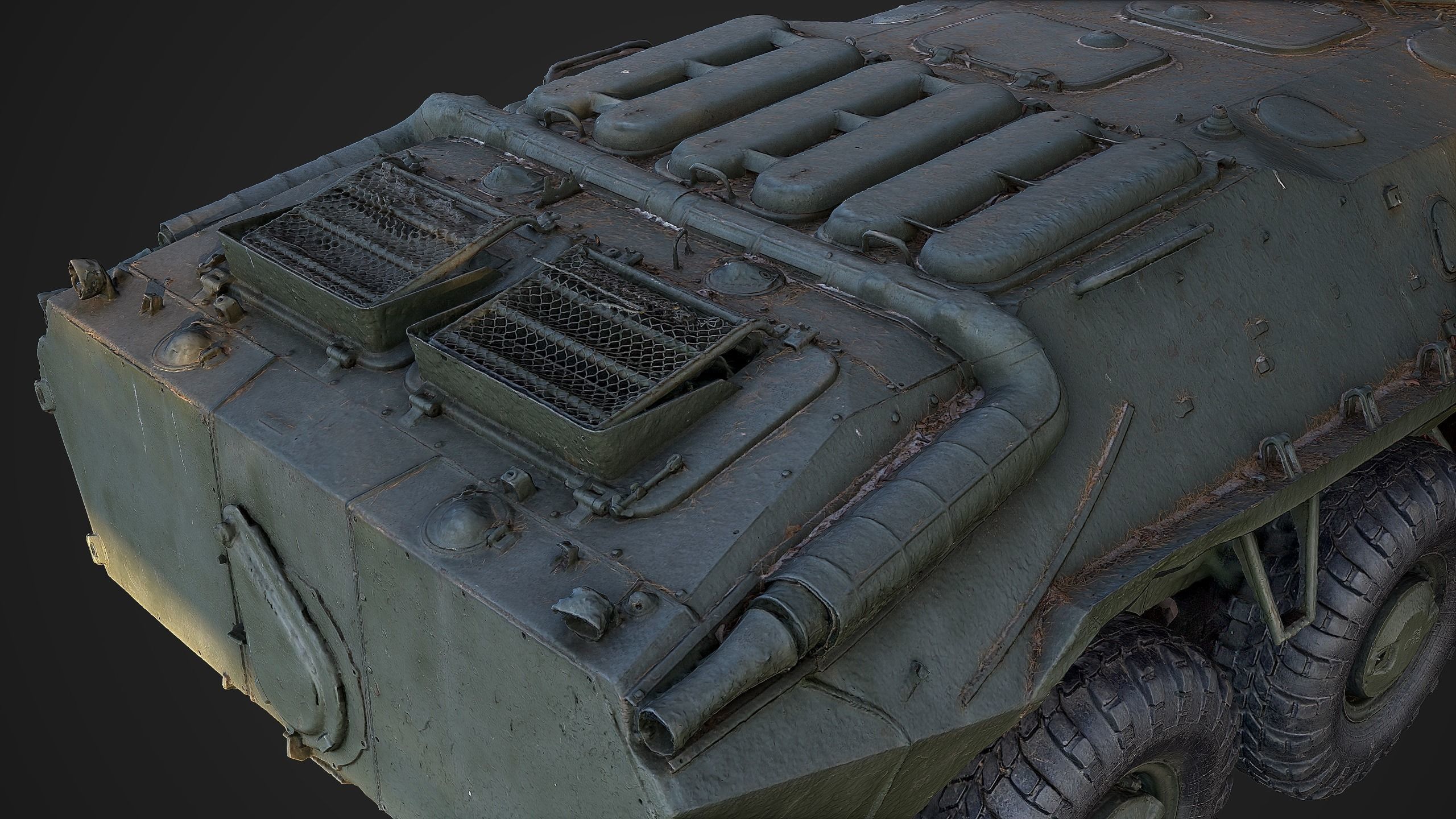 BTR-70 Raw 3D Scan 3D model_5